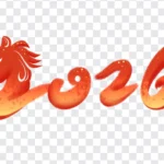New year number 2026 transparent background png số năm mới 2026 nền trong suốt