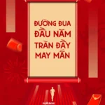 Red banner of the race màu đỏ giải chạu đua