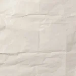 White Paper Sheet Wrinkled Texture
