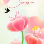 Background psd mùa xuân flower hoa 29122025a
