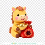 Png 3D con ngựa năm mới 2026 25122025a