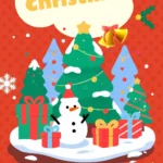 background psd giáng sinh nền đỏ 21122025