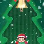 Green christmas background giáng sinh noel xanh lá