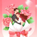 Background psd màu hồng tình yêu valentine 29122025k 5214