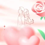 Pink love valentine background màu hồng tình yêu