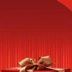 background psd banner thiết kế màu đỏ 23122025