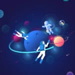 background psd màu xanh dương vủ trụ 24122025
