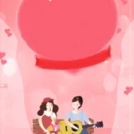 banner psd tình yêu màu hồng 21122025