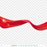 Png dải lụa đỏ nền trong suốt 26122025c
