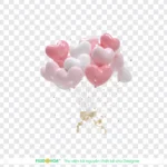 Heart balloon png transparent background bóng bay trái tim nền trong suốt