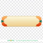 png nền trong suốt viền tiêu đề màu cam 17122025
