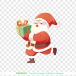Santa Claus png transparent background ông già noel nền trong suốt