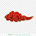 Red cloud png transparent background mây màu đỏ nền trong suốt