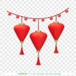 Png lòng đèn đỏ nền trong suốt tết trung thu 26122025