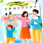Family travel banner du lịch gia đình