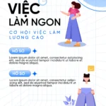 Recruitment job banner việc làm tuyển dụng