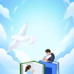Student banner studying for exams học sinh học tập ôn thi