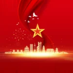 Background hình nền sự kiện màu đỏ 16122025
