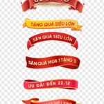 Psd ruy băng thiết kế quảng cáo 25122025