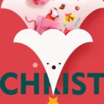 Red Christmas Banner giáng sinh màu đỏ