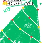 Christmas tree banner giáng sinh cây thông noel