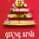 Red Christmas Banner giáng sinh noel màu đỏ