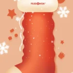 Orange Christmas Banner giáng sinh màu cam