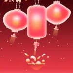Red lantern festival background tết lòng đèn màu đỏ