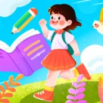Psd hình minh hoạ học sinh trường học 27122025