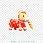 Png 3D con ngựa năm mới 2026 25122025c