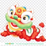 Lion dance on holidays Hình múa lân dịp lễ 06012026b