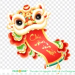 Lion dance on holidays Hình múa lân dịp lễ 06012026a