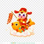 Png con ngựa năm mới nền trong suốt 31122025a