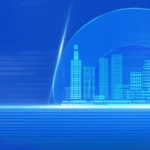 Background blue light city 31122025