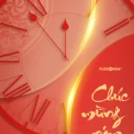 New Year red banner màu đỏ tết năm mới