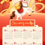 2026 wall calendar design file thiết kế lịch treo tường 2026