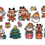 hình vẽ icon giáng sinh psd 17122025