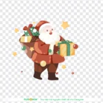 Santa Claus transparent background png nền trong suốt ông già noel