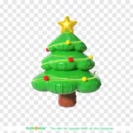 3D Christmas Tree Png cây thông noel nền trong suốt