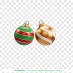 3d png christmas decoration ball quả bóng trang trí noel