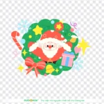 Santa Claus transparent background png nền trong suốt ông già noel