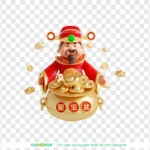Png 3D ông thần tài tết 26122025d