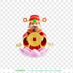 Png 3D ông thần tài tết 26122025f
