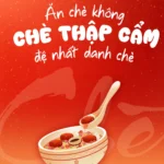 Food banner with red orange background ẩm thực nền màu đỏ cam