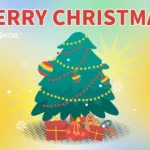 Psd background giáng sinh noel màu vàng 26122025