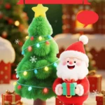 Green and red Christmas banner giáng sinh noel
