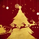 background psd giáng sinh cưỡi tuần lọc cây thông 21122025