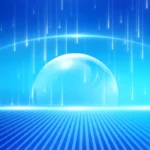 Psd background even sự kiện xanh dương 26122025