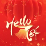 background năm mới màu đỏ psd lòng đèn 21122025
