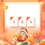 banner năm mới màu đỏ cam psd 21122025